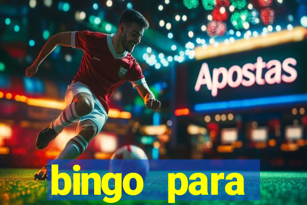 bingo para despedida de solteira para imprimir